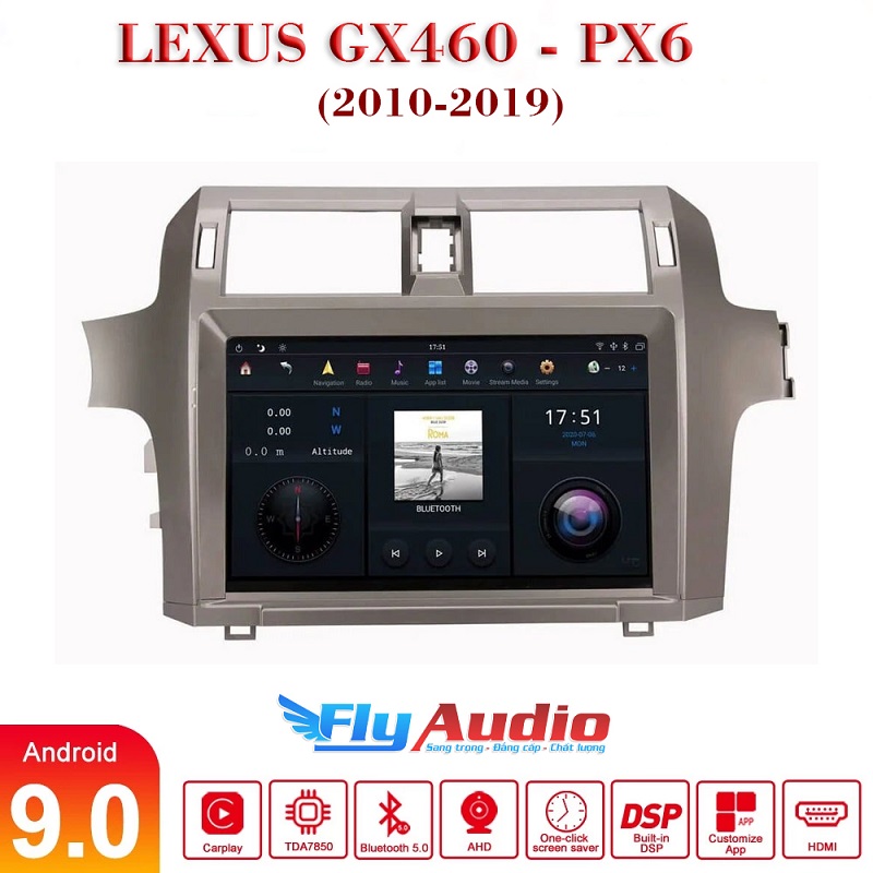 MÀN HÌNH FLY-AUDIO LEXUS GX460 (2010-2019) - Flyaudio